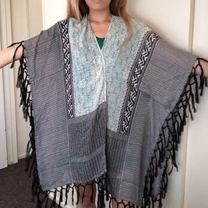 steven madden open fromt kimono cardigan